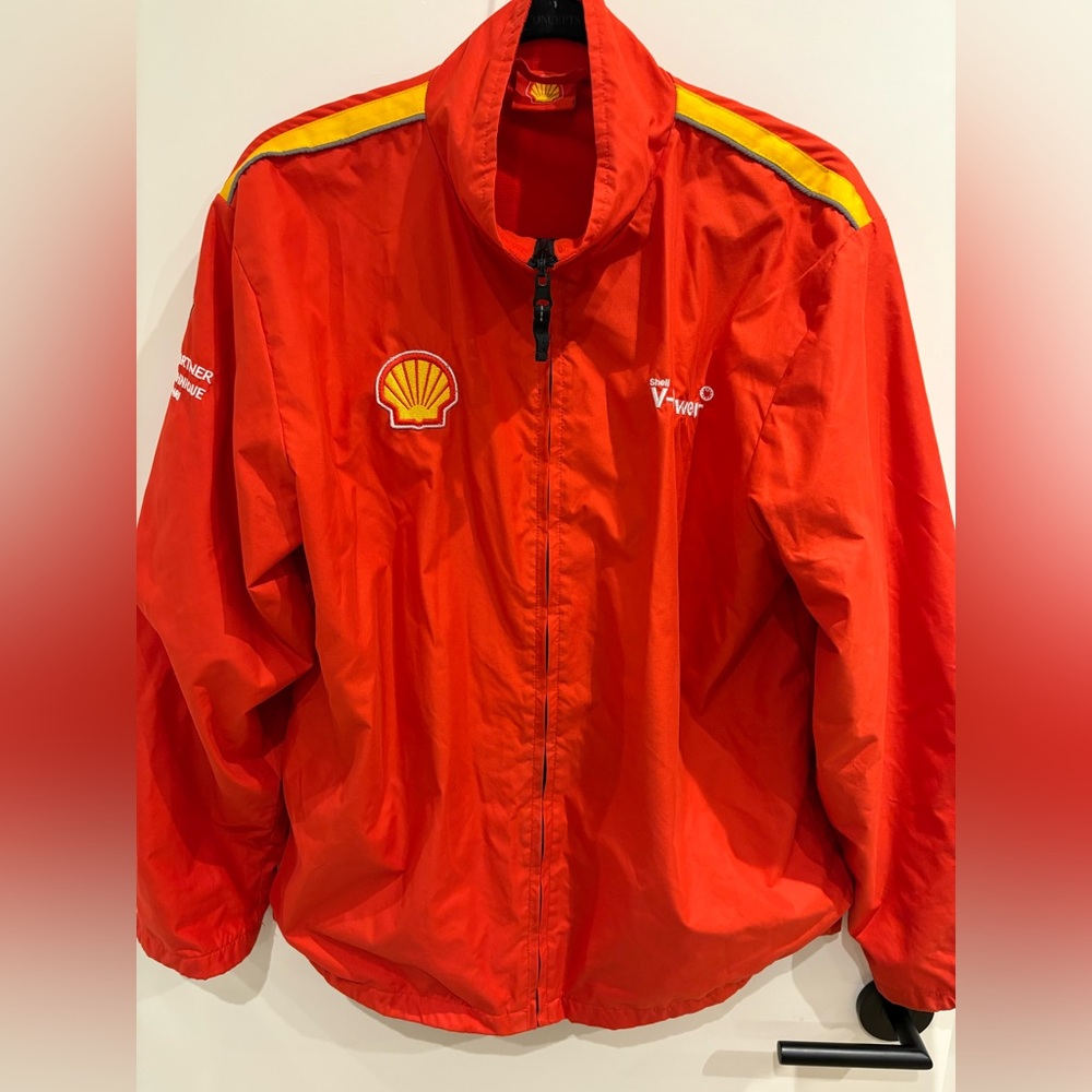 Shell Red Ferrari Windbreaker Jacket